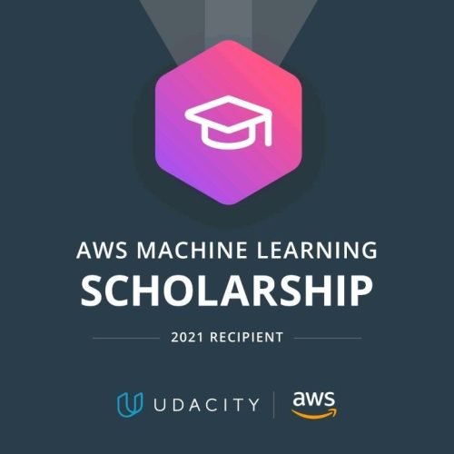 AWS Machine Learning Scholarship badge